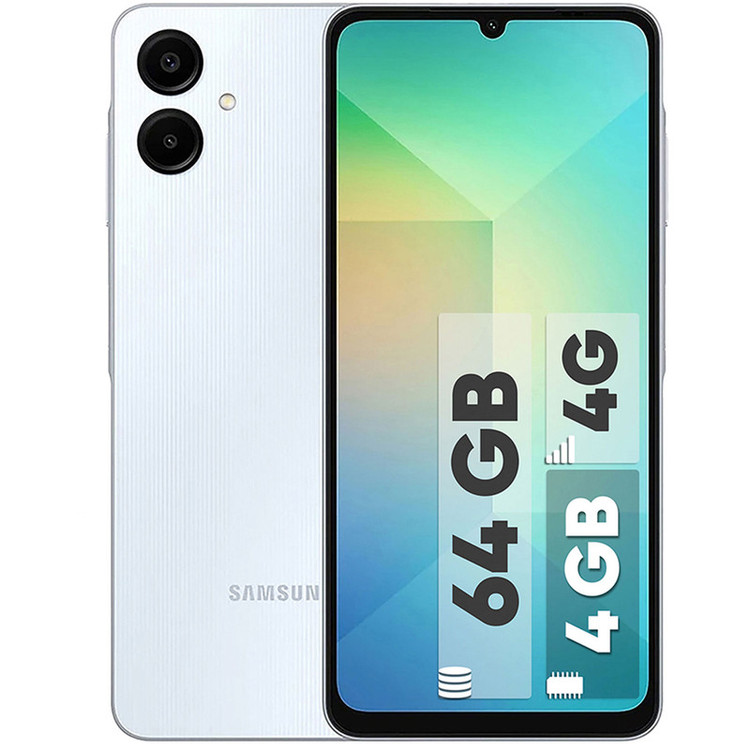 گوشی موبایل سامسونگ مدل Samsung Galaxy A06 دو سیم کارت ظرفیت 64 گیگابایت و رم 4 گیگابایت