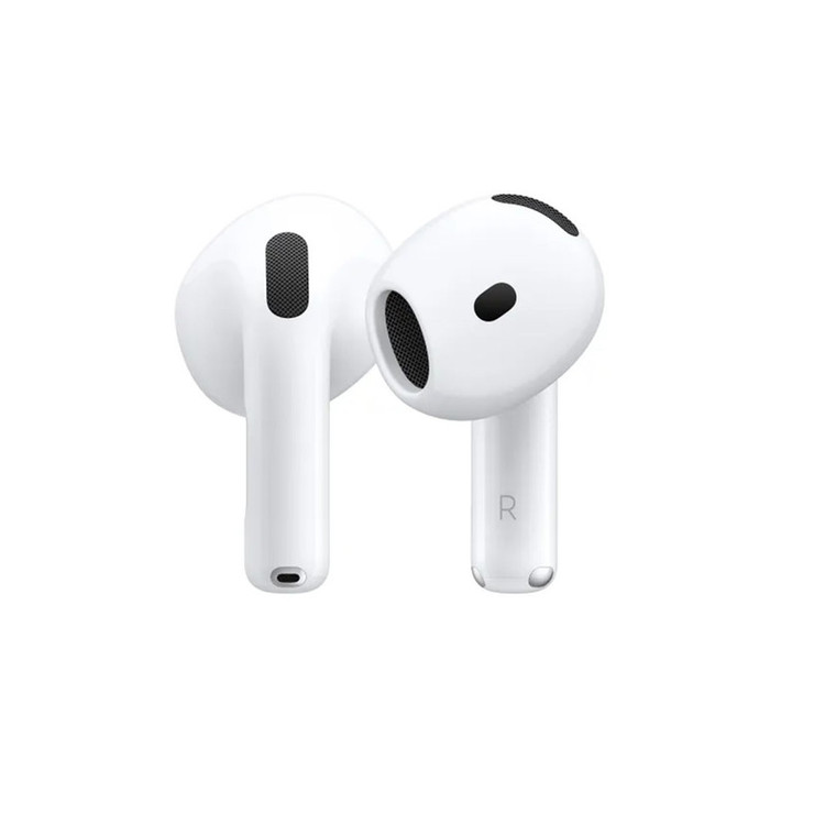 هدفون بلوتوثی اپل مدل AirPods 4- اورجینال - فاقد قابلیت نویز کنسلینگ، درگاه شارژ USB Type-C، شارژ بی سیم، با قابلیت اتصال به چند دستگاه، پشتیبانی از فرمان لمسی، نشانگر LED، پشتیبانی از دستیار صوتی، مقاوم در برابر آب
