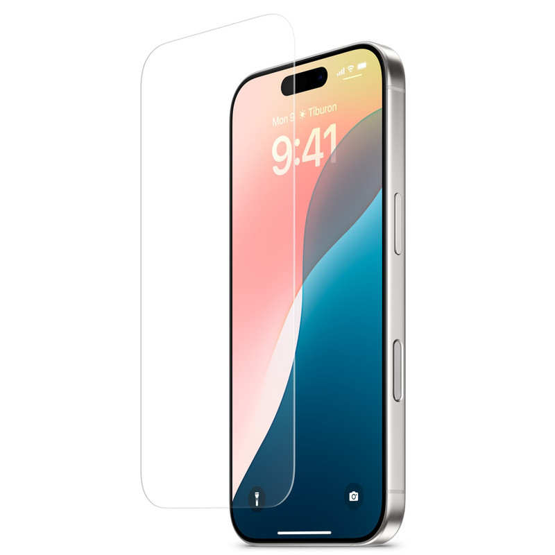 محافظ صفحه نمایش شیشه ای مدل انتی استاتیک مناسب برای  گوشی سری ۱۷  اپل iPhone