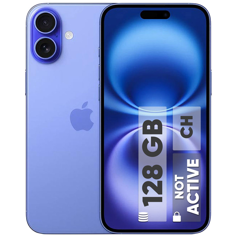 گوشی موبایل اپل مدل iPhone 16 CH دو سیم کارت ظرفیت 128 گیگابایت و رم 8 گیگابایت - کارکرده - سلامت باتری 92%